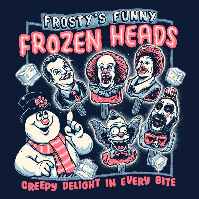 Momma Gorilla's Frozen Heads Branded Zip-Up and Pullover Hoodies