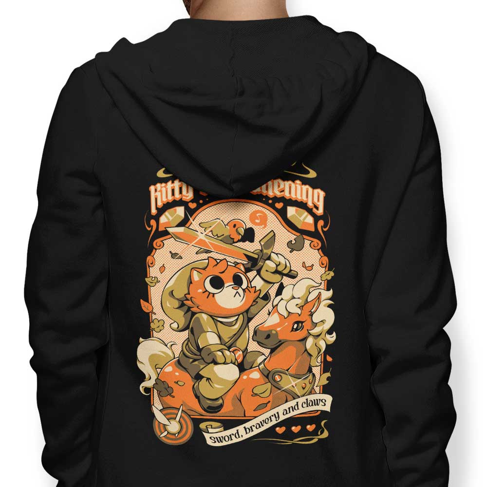 Ilustrata's Kitty's Awakening 8.5oz Zip-up & Pullover Hoodies