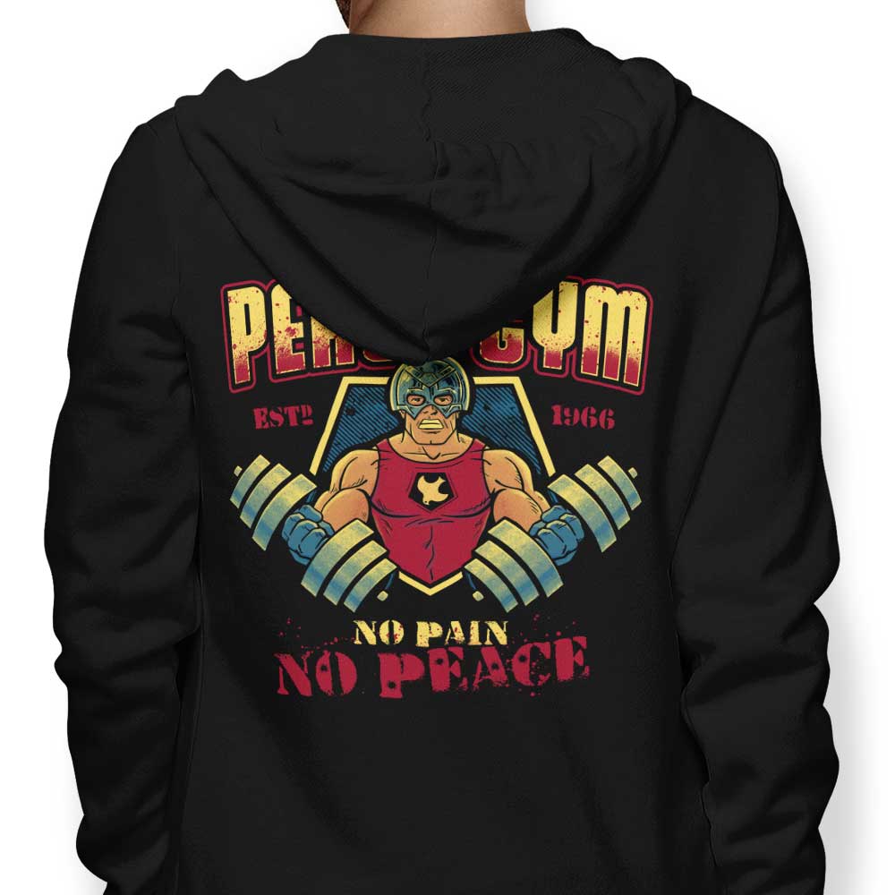 Peace Gym Branded Zip Up and Pullover Hoodies for Fitness Enthusiasts