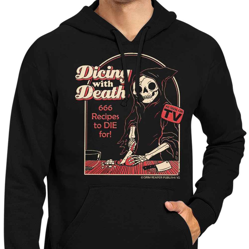 DinoMike's 'Dicing with Death' Comfortable Zip-up and Pullover Hoodies