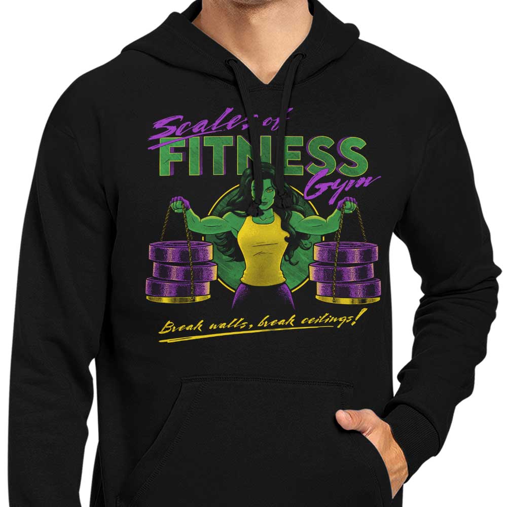 Fitness-themed Scales Zip-up and Pullover Hoodies for a Comfortable Workout