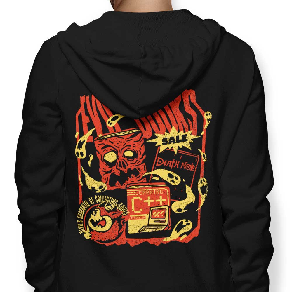Evil Book Sale Themed Zip-Up and Pullover Hoodies Collection