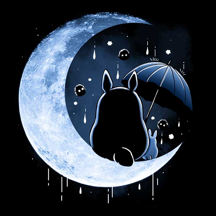 My Neighbor's Moon Stylish Zip-Up and Pullover Hoodies