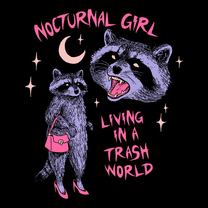 Nocturnal Girl Stylish Zip-Up and Pullover Hoodies