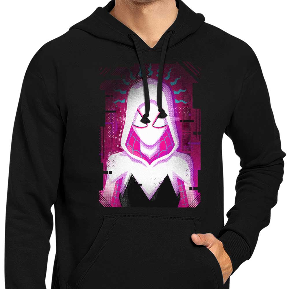 Glitched Gwen 8.5oz 80/20 Cotton/Poly Zip-up and Pullover Hoodies