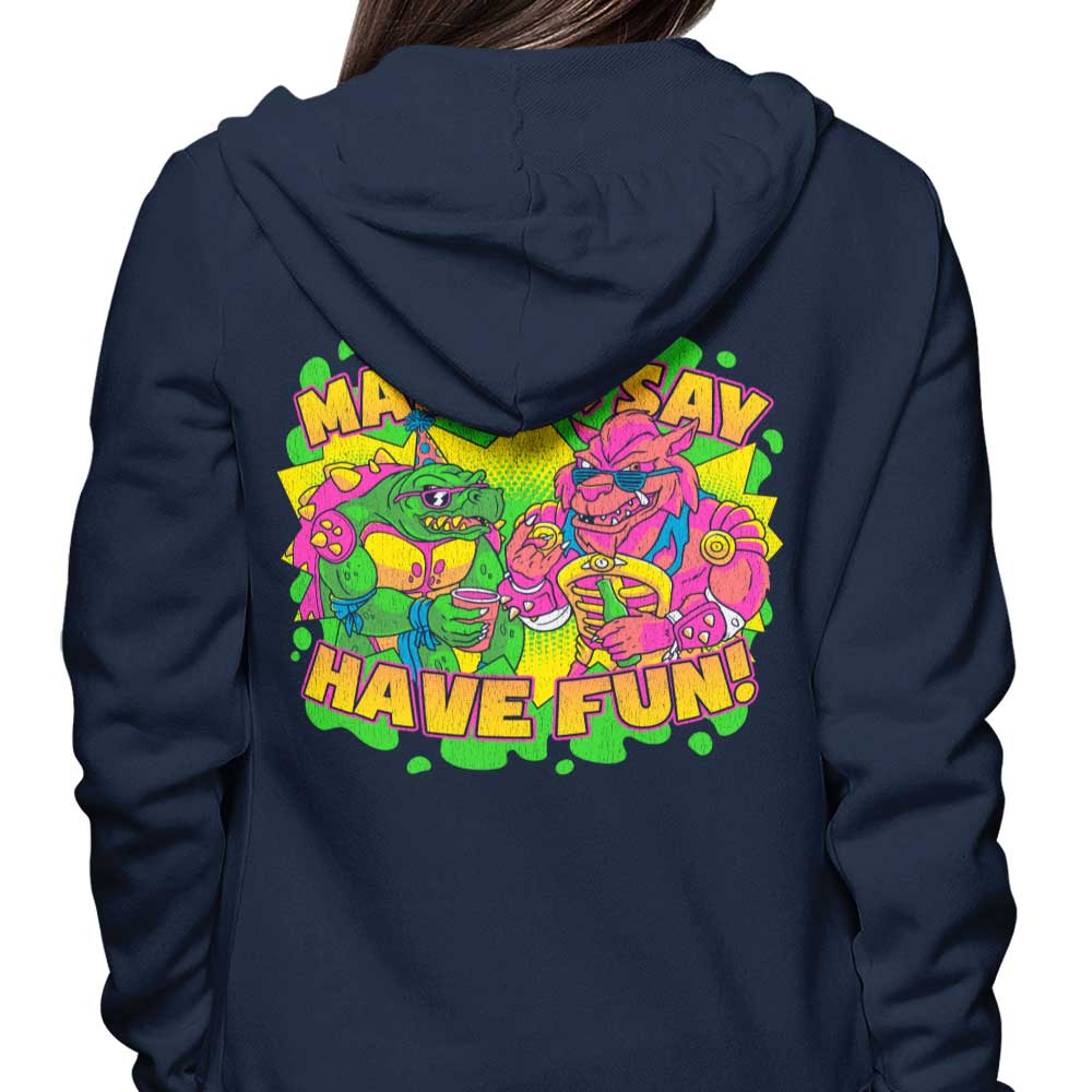 Enjoy the Fun - Clay Graham Art Zip Up and Pullover Hoodies