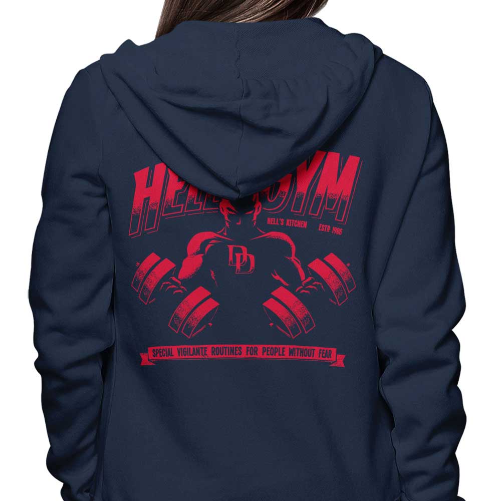 Hell Gym Branded Zip Up and Pullover Hoodies for Fitness Enthusiasts