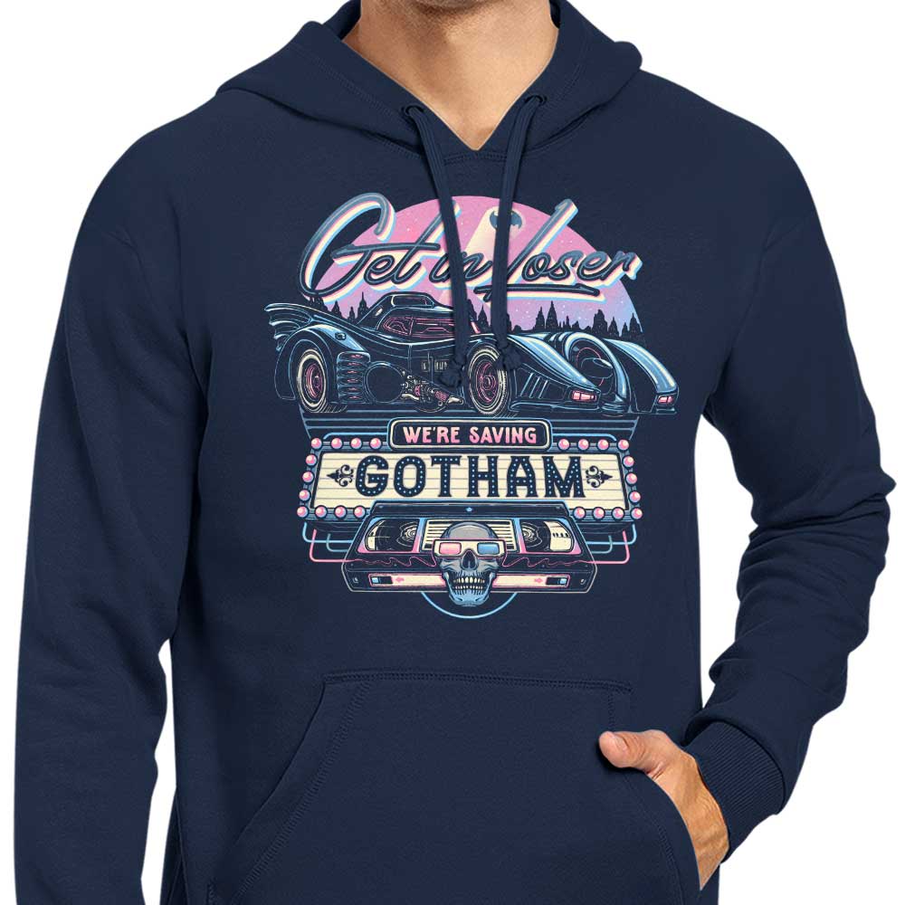 High - Quality 'We're Saving Gotham' Hoodie for Fashion Lovers