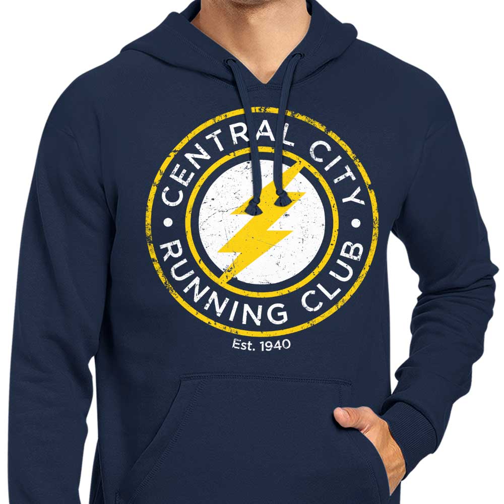 Alecxps Central City Running Club Comfortable 8.5-Ounce Hoodies in S - 4XL