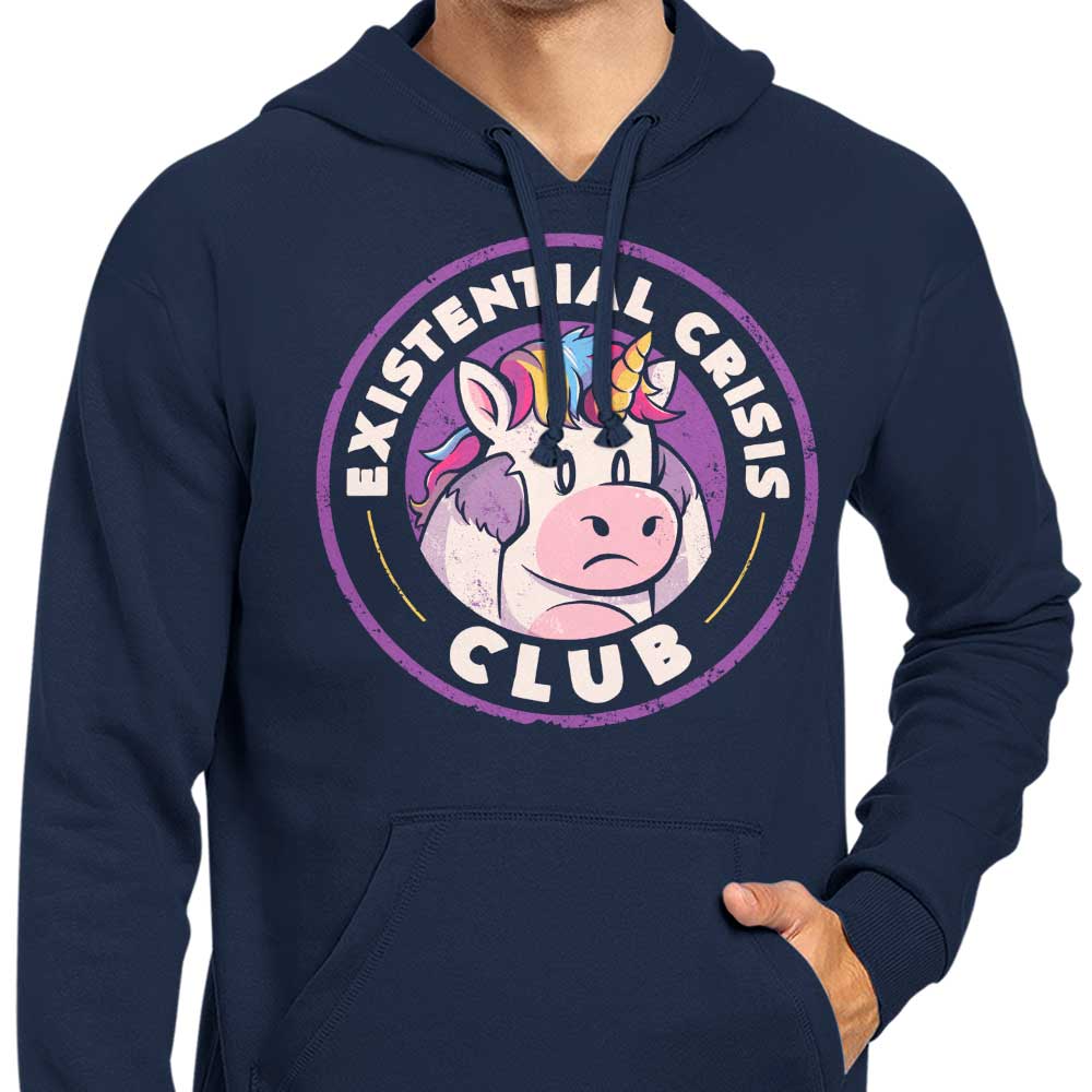 Existential Crisis Club Branded Unisex Hooded Sweatshirt