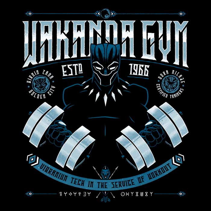 Teesgeex Wakanda Fitness Stylish Zip-Up and Pullover Hoodies