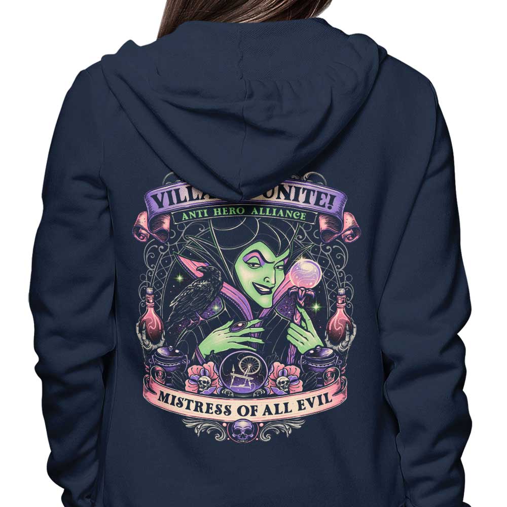 Momma Gorilla's 'Mistress of All Evil' Stylish Zip-Up and Pullover Hoodies