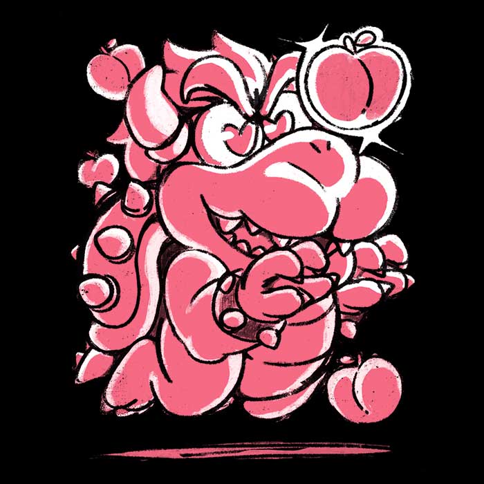 Fitas Artwork Peaches Love Fashionable Hoodie