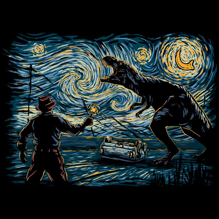 Unique Jurassic Night-themed Hoodie for Trendy Wear