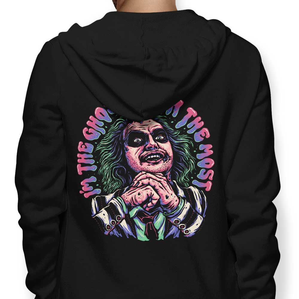 Spooky 'Ghost with the Most' Zip-Up and Pullover Hoodies