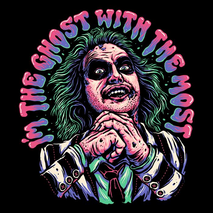 Spooky 'Ghost with the Most' Zip-Up and Pullover Hoodies
