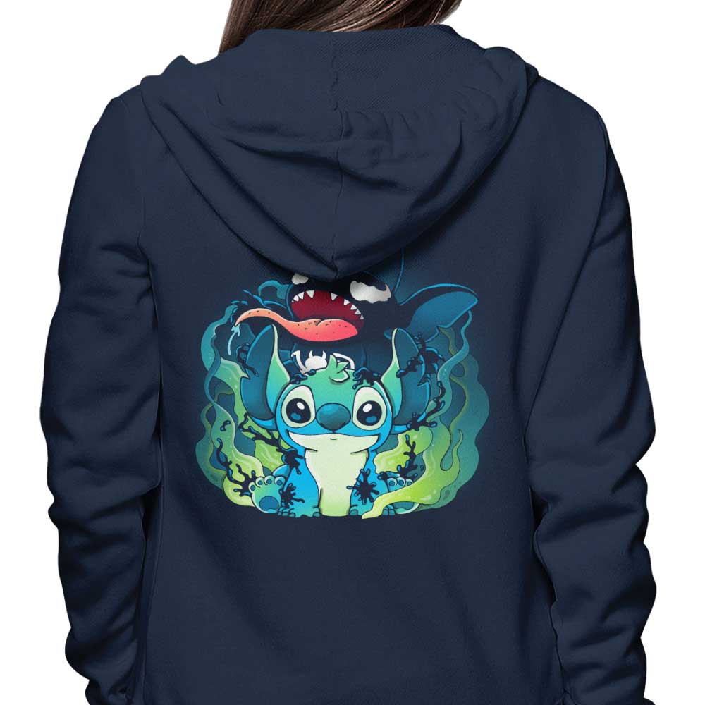 Unique Experimental Symbiote Design Hoodie by Vallina84
