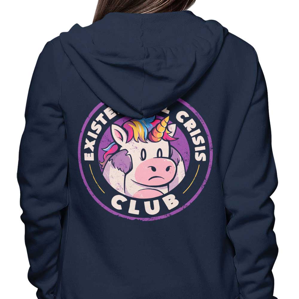 Existential Crisis Club Branded Unisex Hooded Sweatshirt