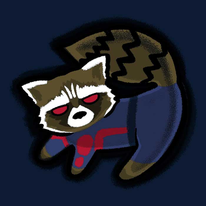 MarianoSan's Stylish Raccoon King Zip-Up and Pullover Hoodies