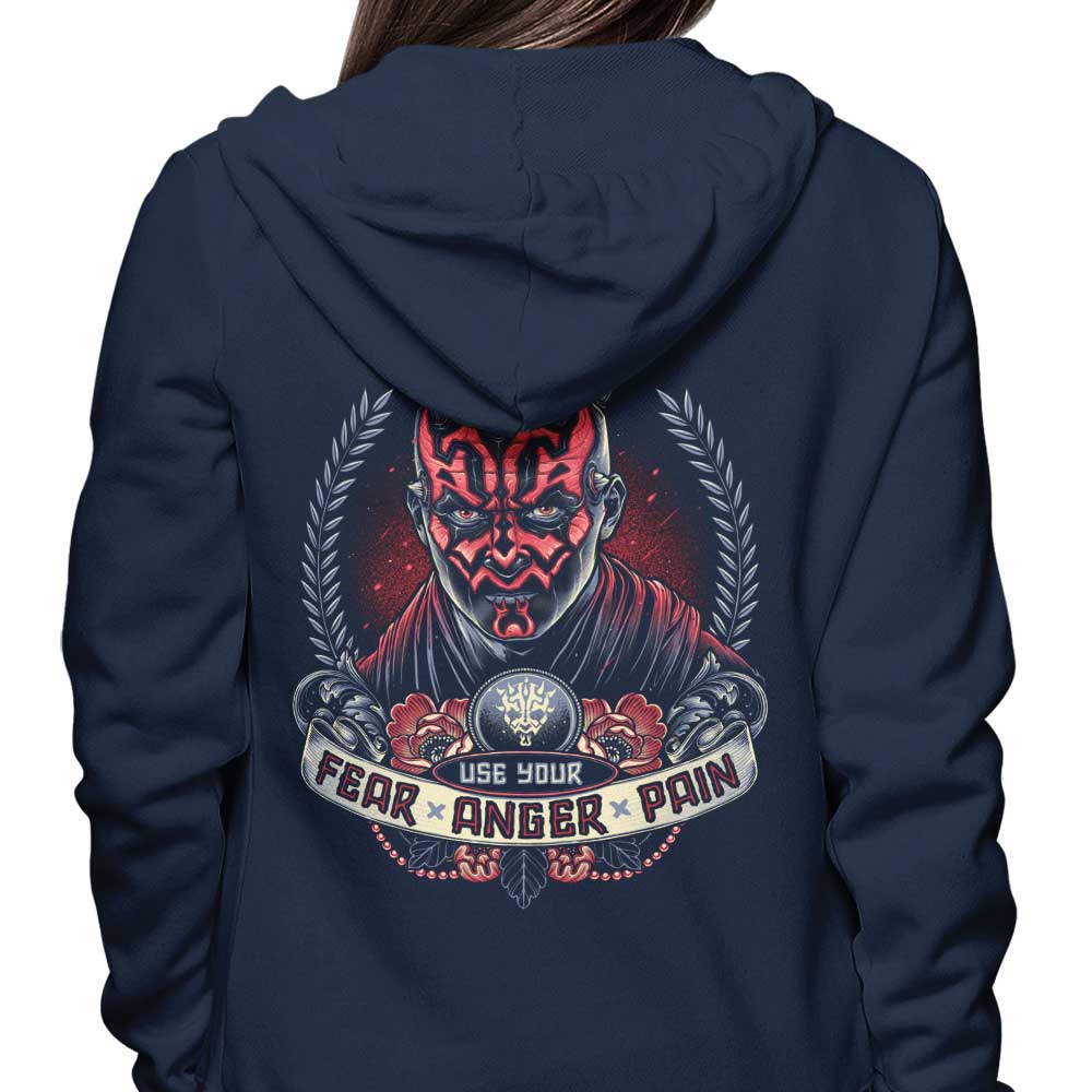 Momma Gorilla's 'Fear, Anger, Pain' Comfortable Zip-Up and Pullover Hoodies