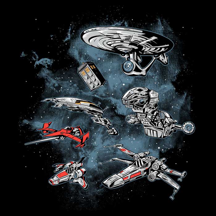 Adam Works' Supreme Space Fleet-themed Hoodie for Cosmic Enthusiasts
