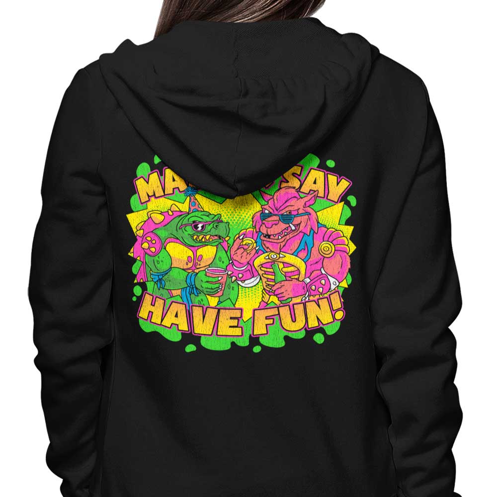 Enjoy the Fun - Clay Graham Art Zip Up and Pullover Hoodies