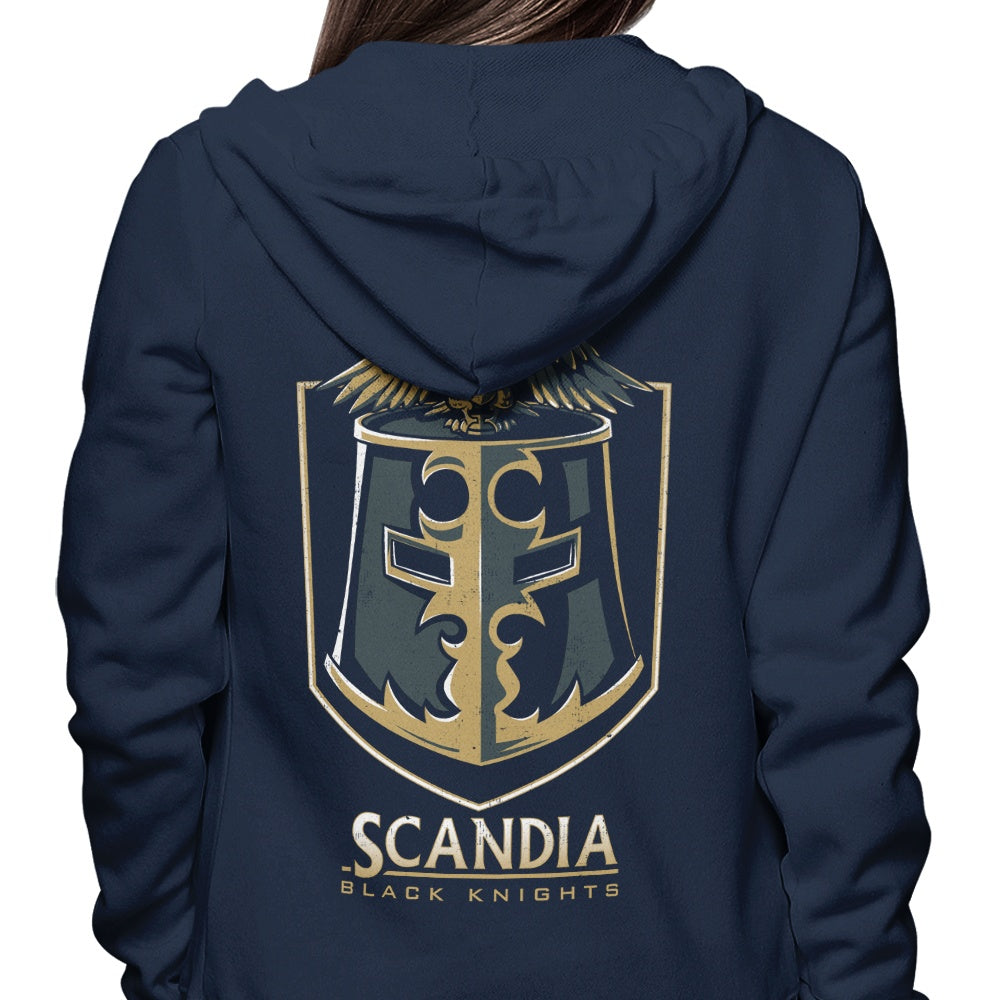 Scandia Black Knights Stylish Zip-Up and Pullover Hoodies