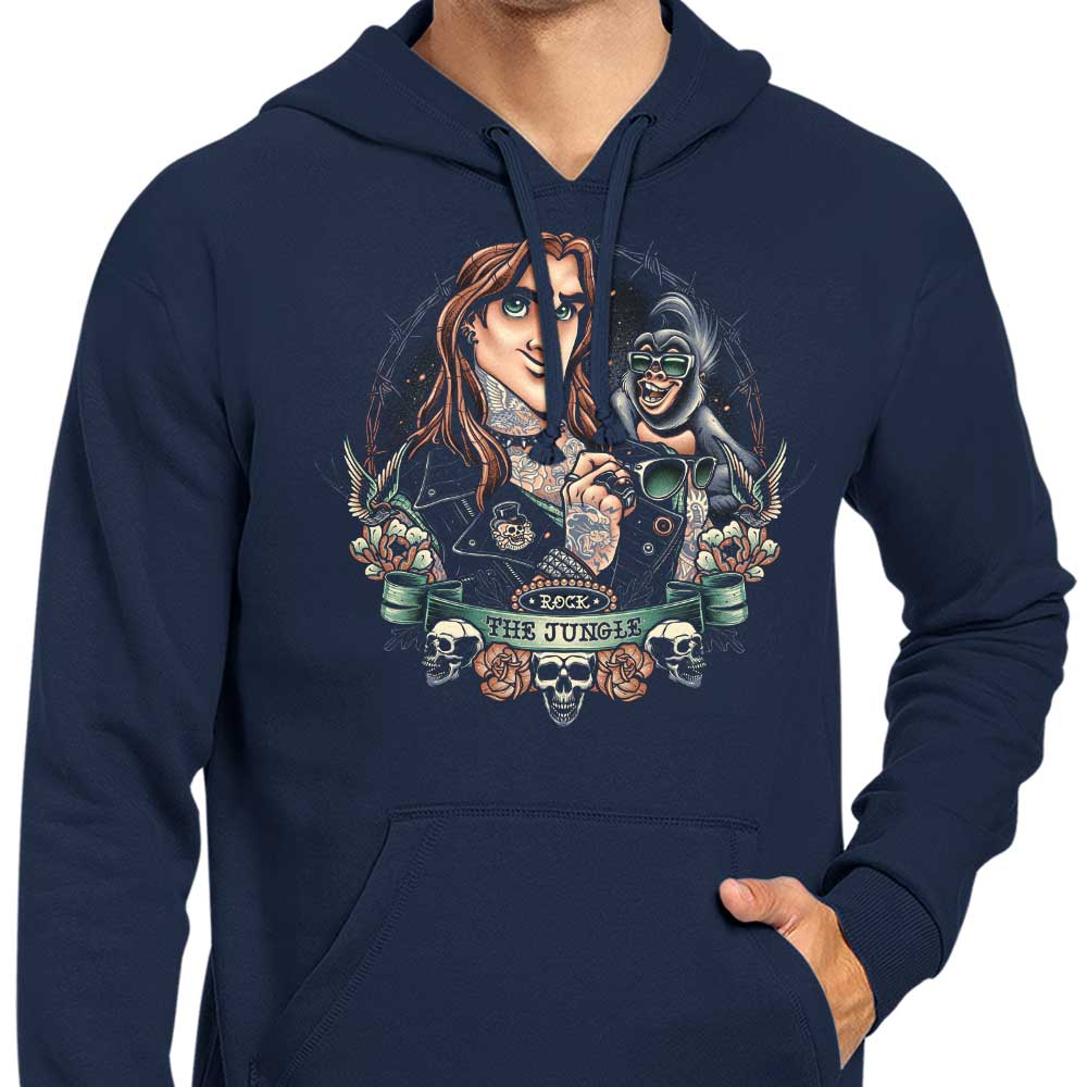 Eco-Friendly Save the Jungle Zip-Up and Pullover Hoodies in S - 4XL