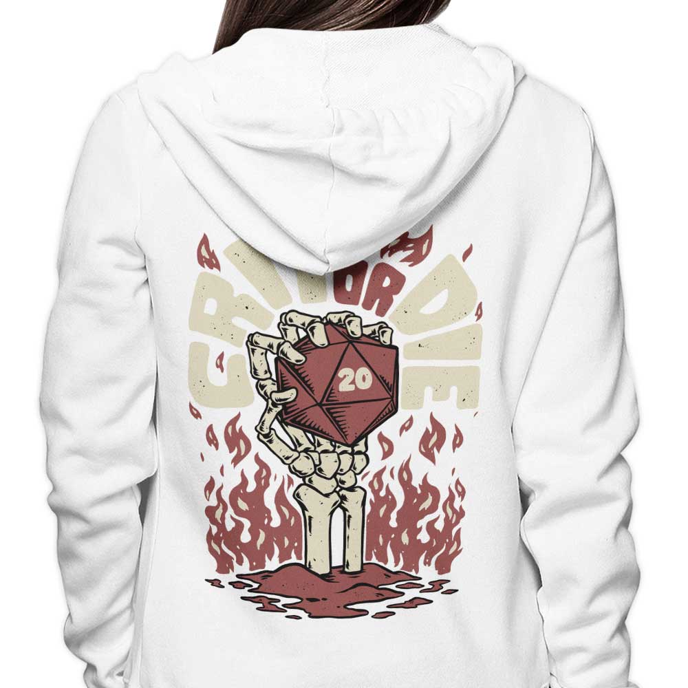 Studio Mootant's 'Crit or Die' Comfortable Zip-Up and Pullover Hoodies