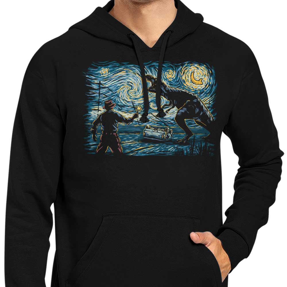 Unique Jurassic Night-themed Hoodie for Trendy Wear