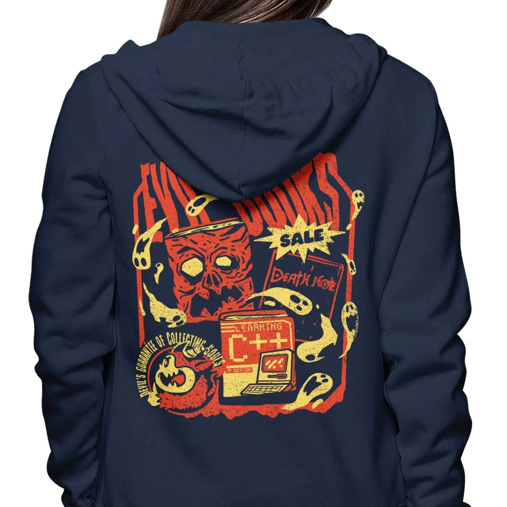 Evil Book Sale Themed Zip-Up and Pullover Hoodies Collection