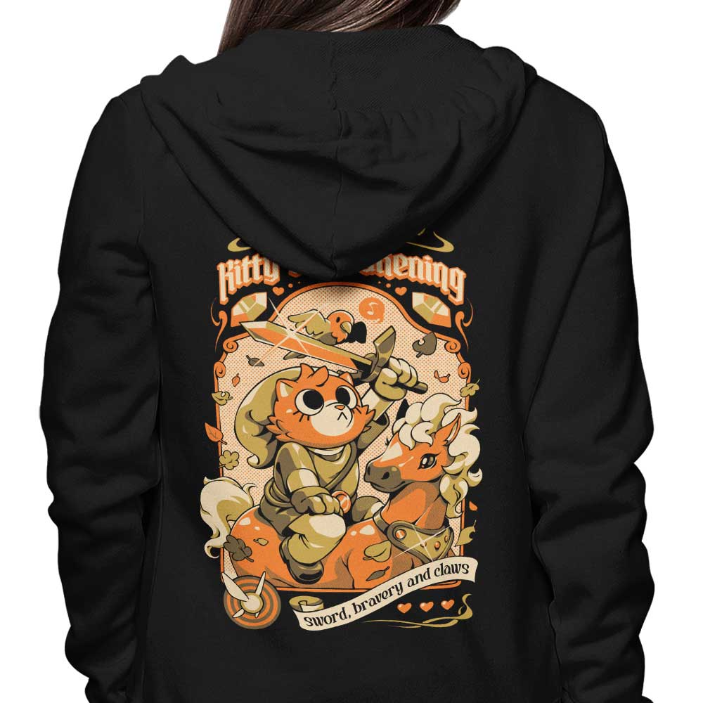 Ilustrata's Kitty's Awakening 8.5oz Zip-up & Pullover Hoodies