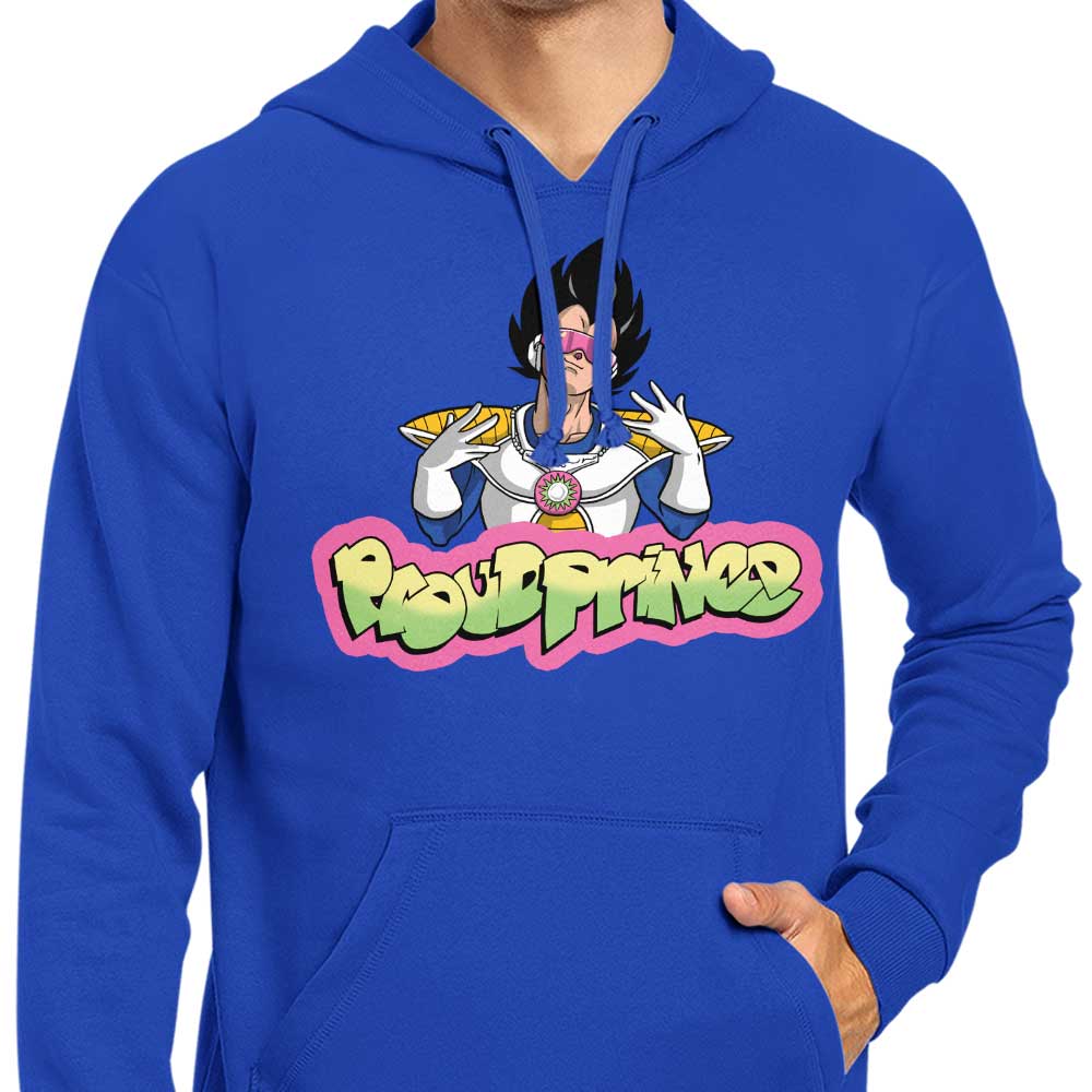 Stylish Diego Pedauye Illustrations 'Proud Prince' Zip-Up and Pullover Hoodies