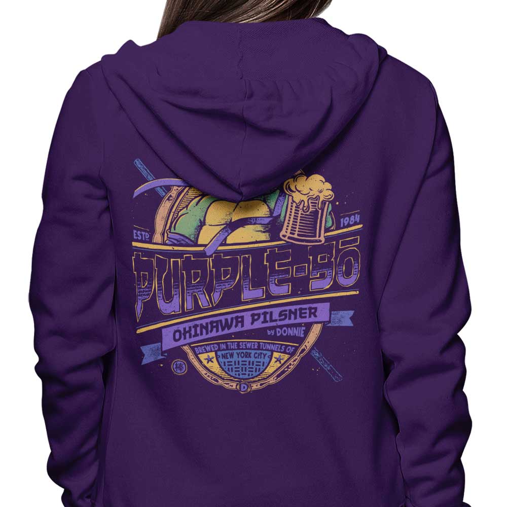 Stylish Purple Bo Branded Hoodie