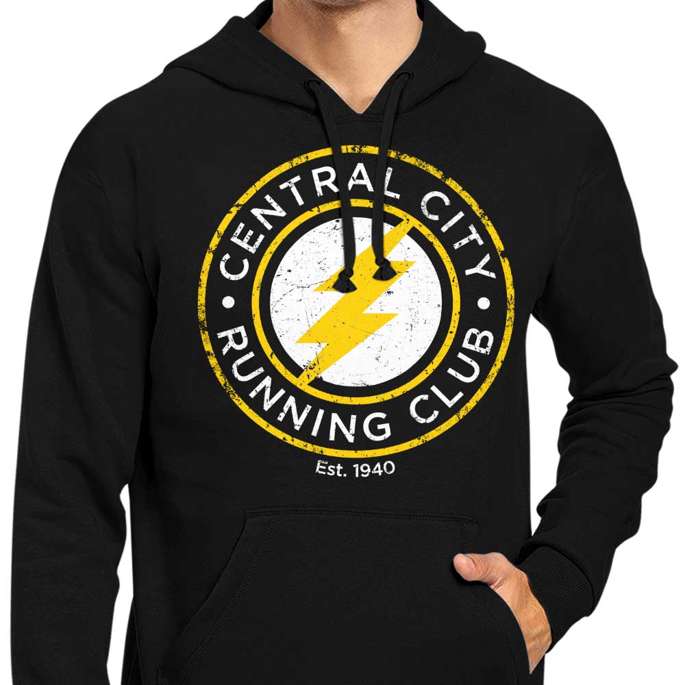 Alecxps Central City Running Club Comfortable 8.5-Ounce Hoodies in S - 4XL
