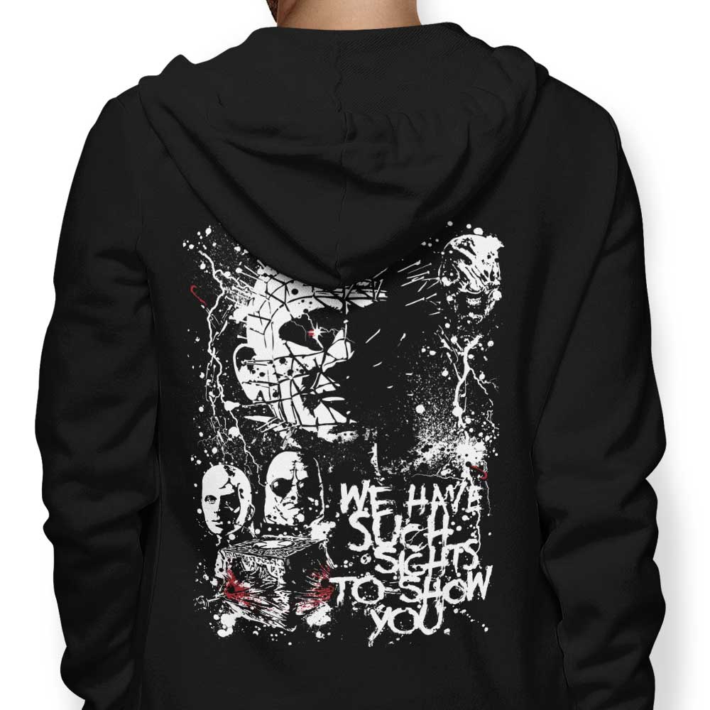 Arinesart's 'We Have Such Sights' Stylish Zip-up and Pullover Hoodies