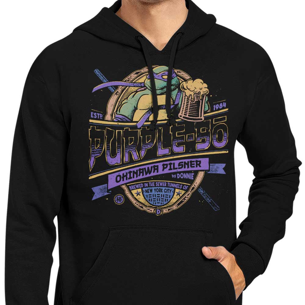 Stylish Purple Bo Branded Hoodie