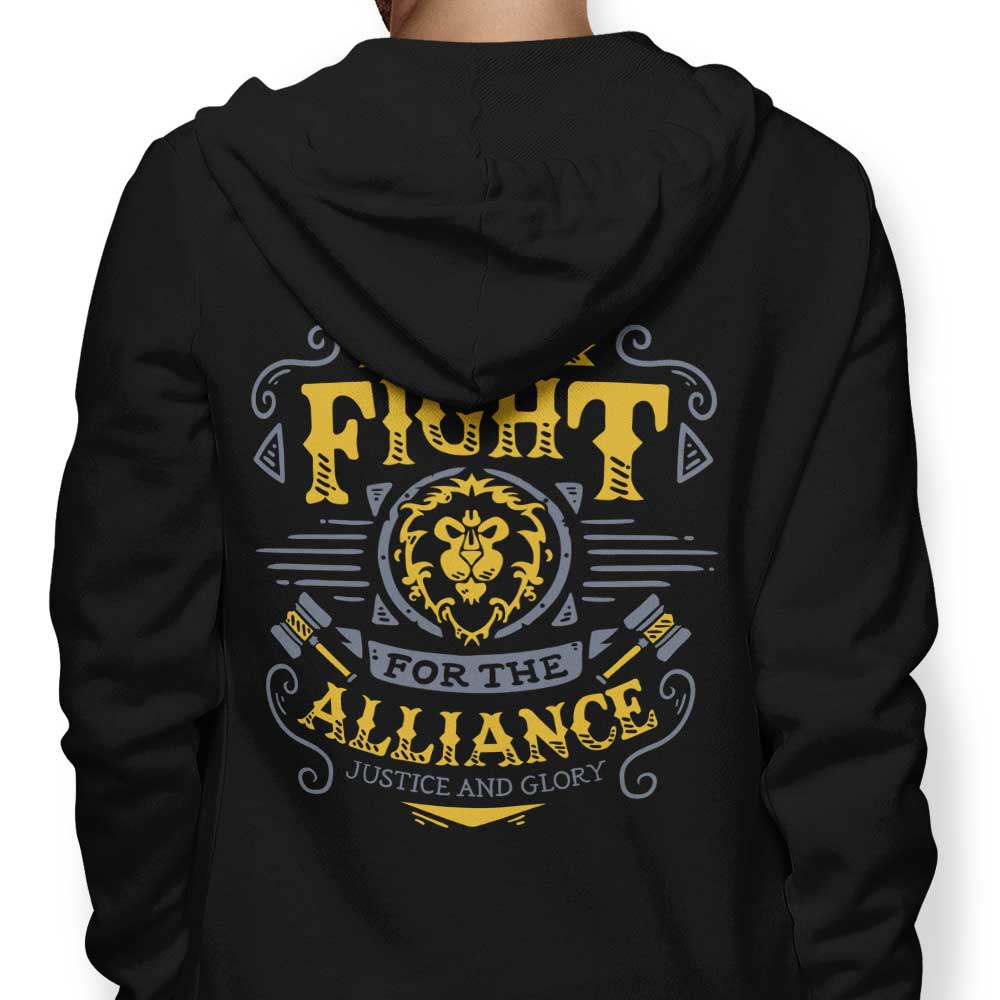Alliance-themed Combat Hoodie - A Stylish and Comfortable Garment for Fans