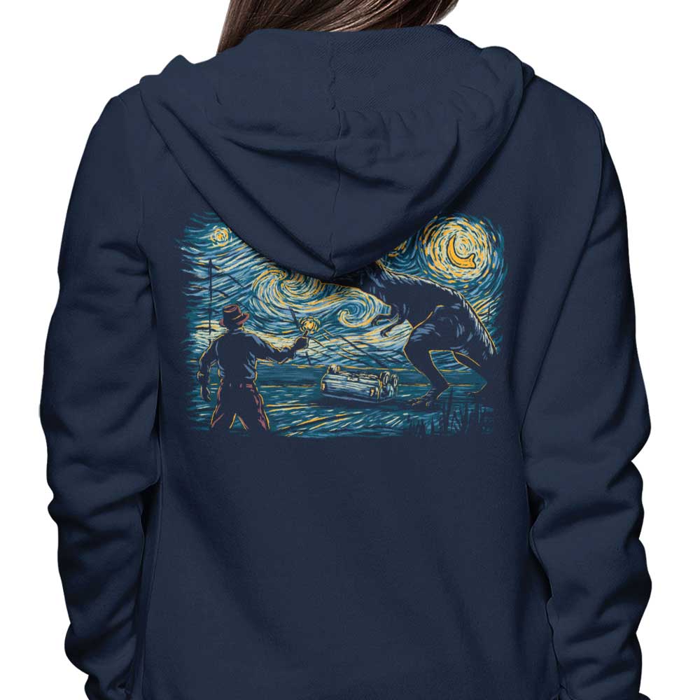 Unique Jurassic Night-themed Hoodie for Trendy Wear