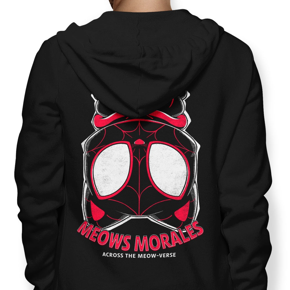 Fitas Artwork's Meows Morales Stylish Zip-Up and Pullover Hoodies