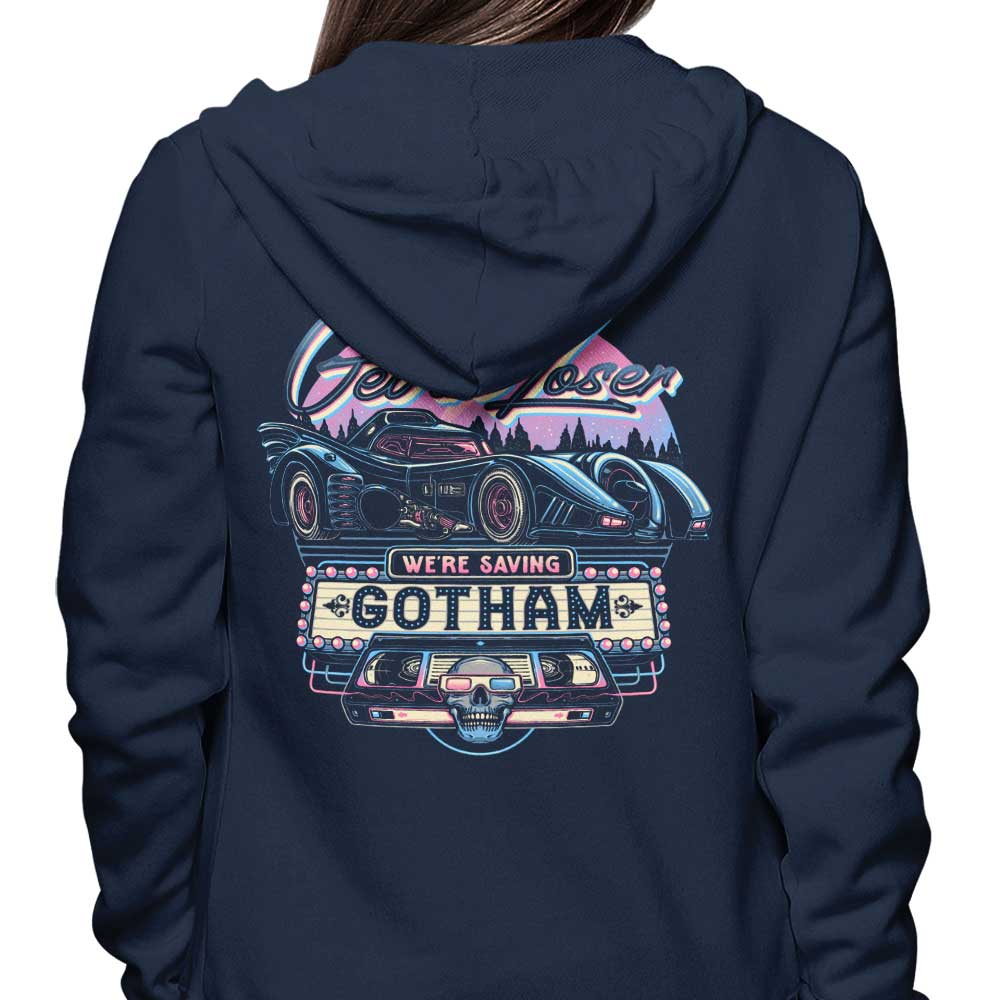 High - Quality 'We're Saving Gotham' Hoodie for Fashion Lovers