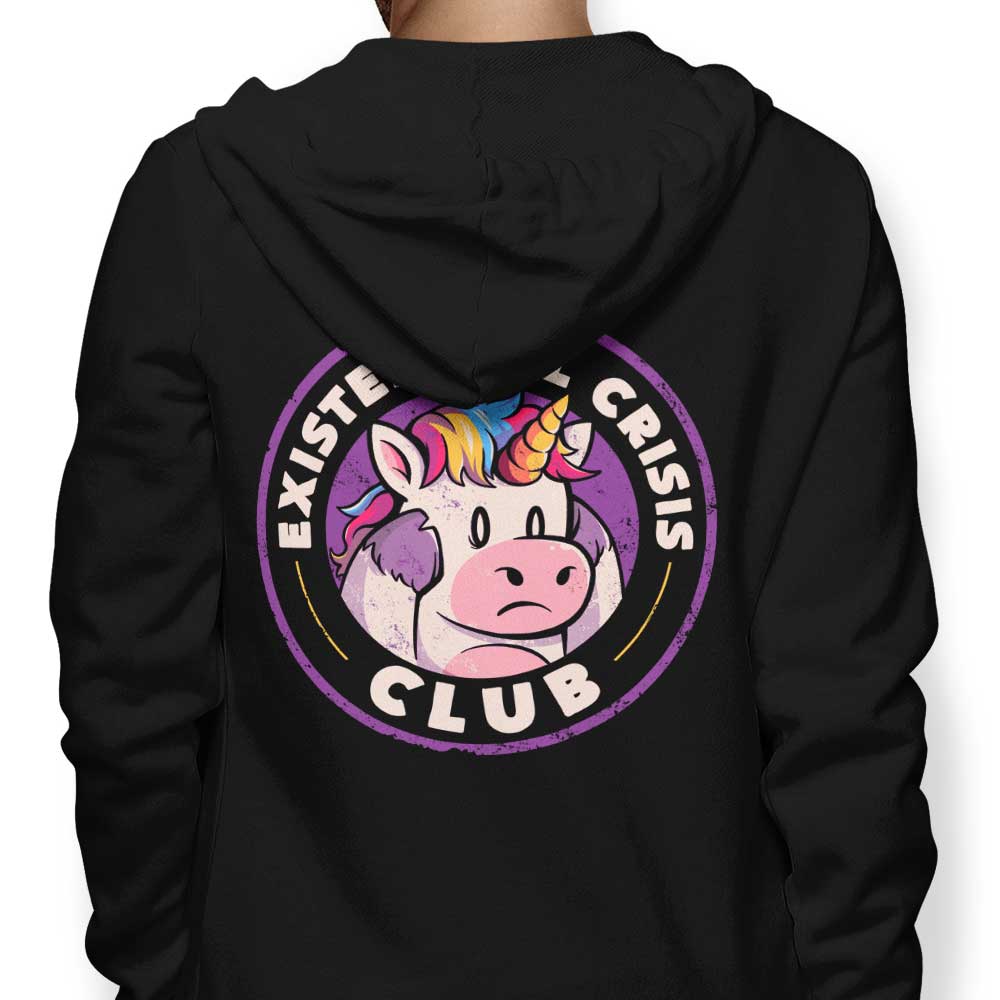 Existential Crisis Club Branded Unisex Hooded Sweatshirt