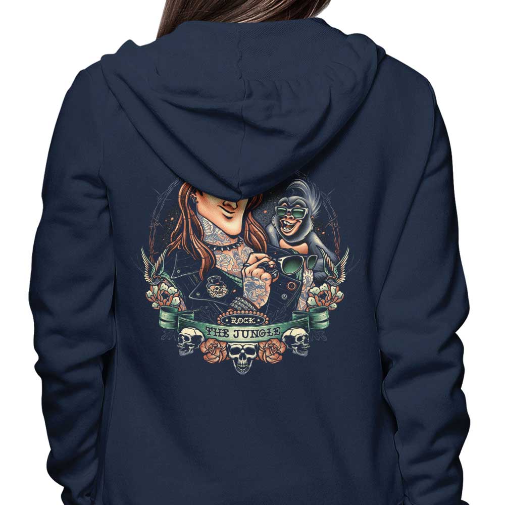 Eco-Friendly Save the Jungle Zip-Up and Pullover Hoodies in S - 4XL