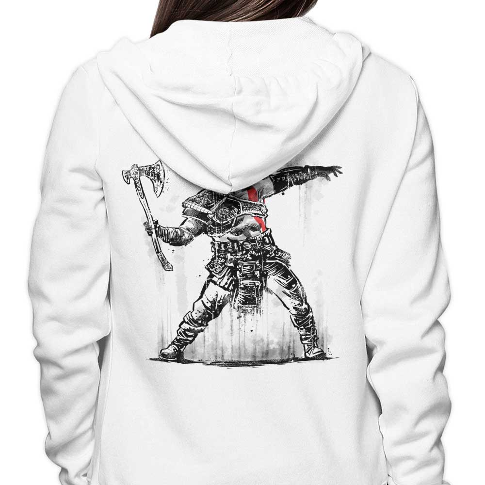 Zascanauta's God Throwing Axe Design Zip-Up and Pullover Hoodies