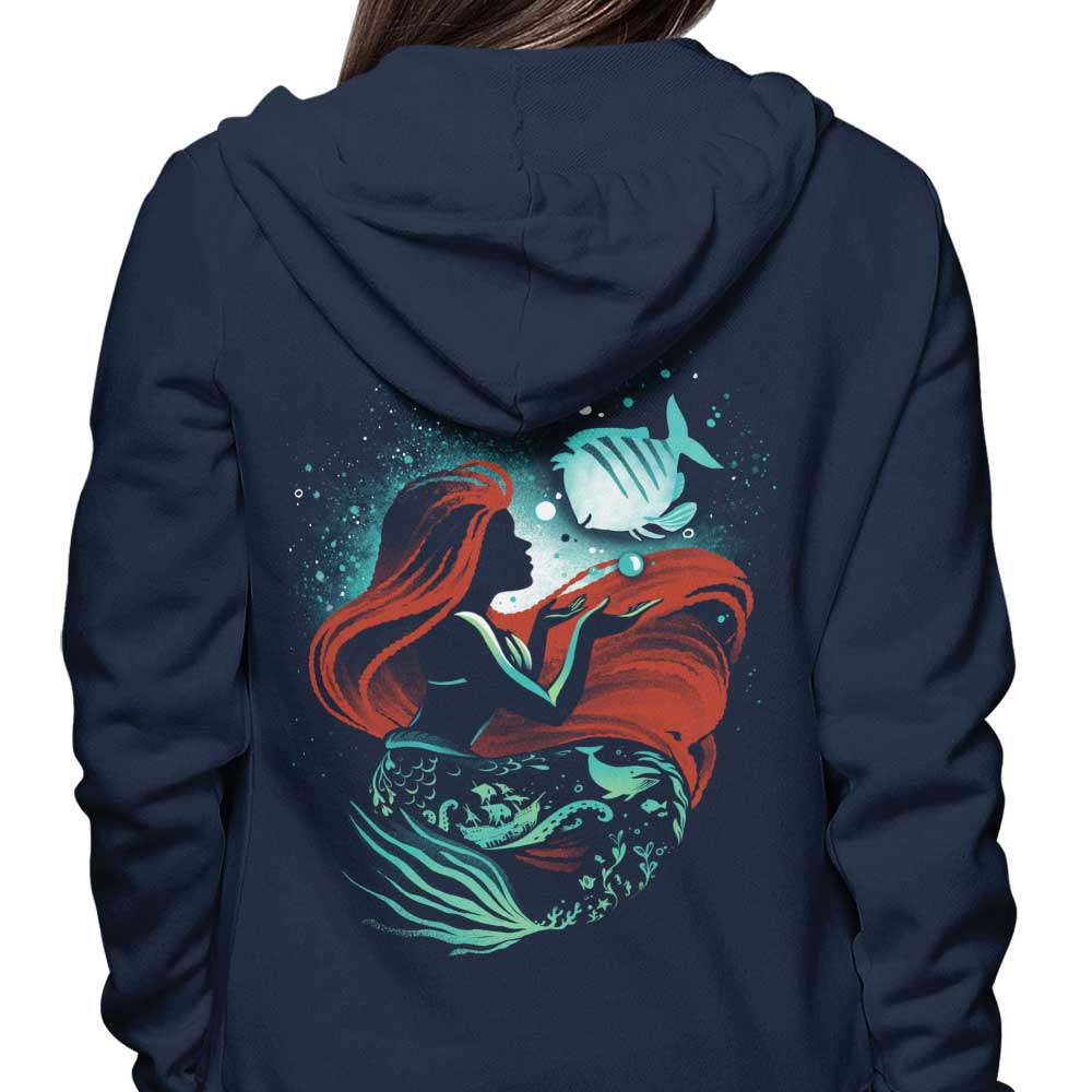 Alemaglia's Mermaid Song 8.5-Ounce Zip Up & Pullover Hoodies