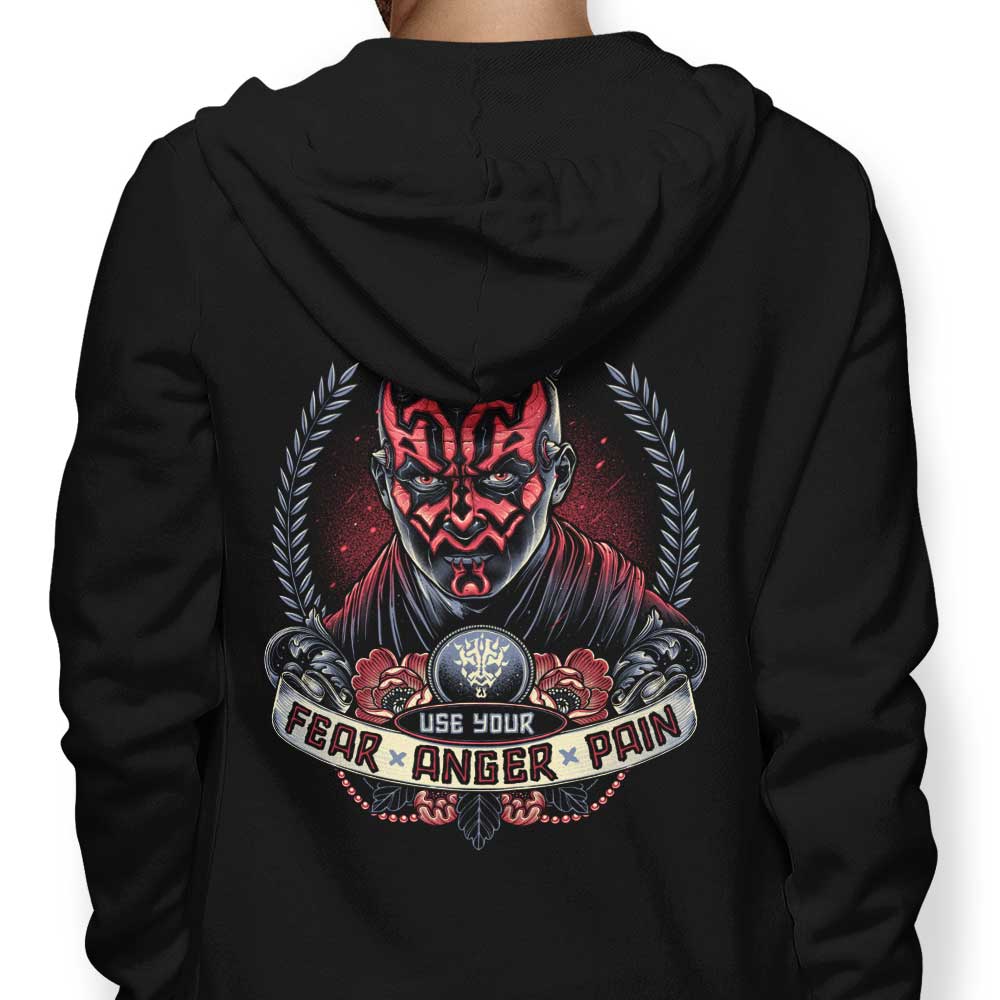 Momma Gorilla's 'Fear, Anger, Pain' Comfortable Zip-Up and Pullover Hoodies