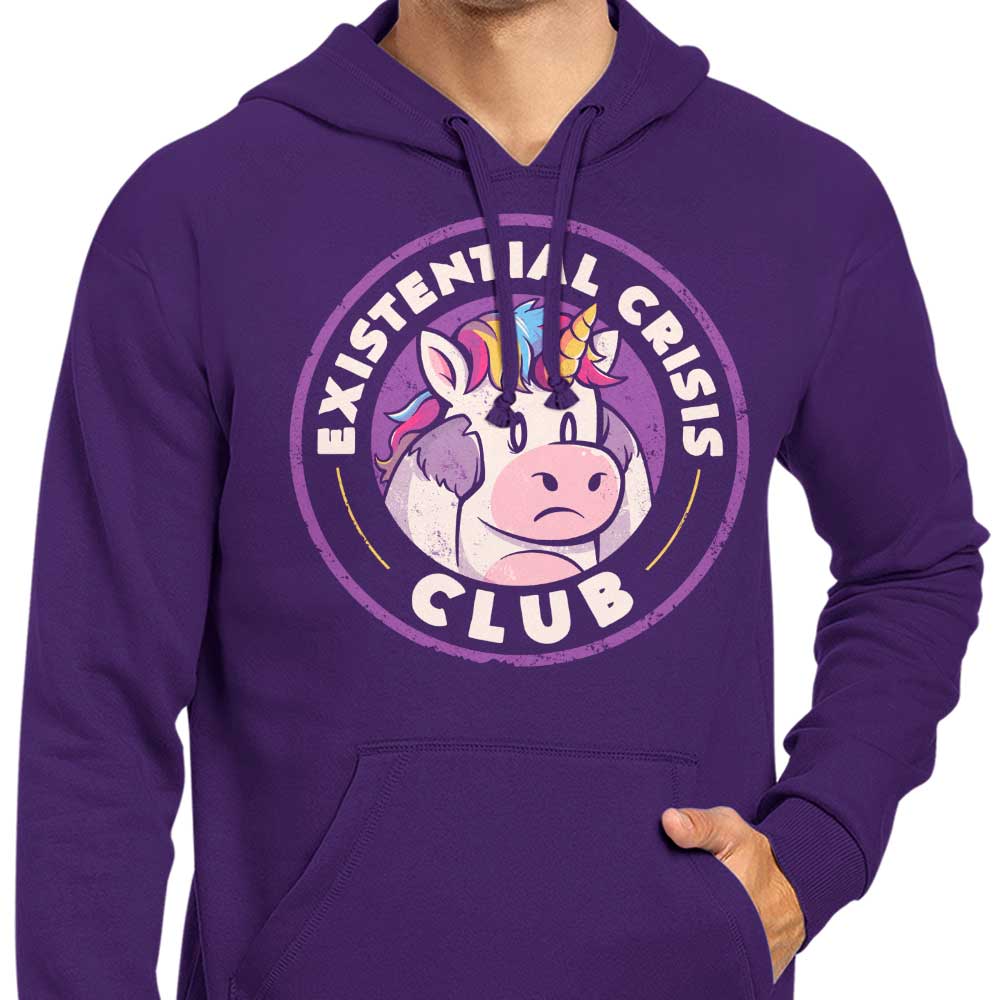 Existential Crisis Club Branded Unisex Hooded Sweatshirt