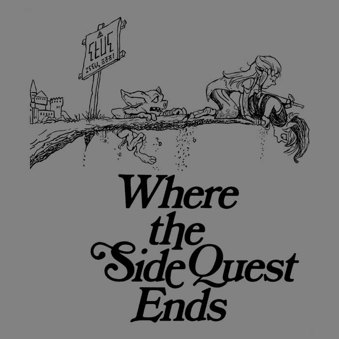 Where the Side Quest Ends - Stylish Zip Up and Pullover Hoodies
