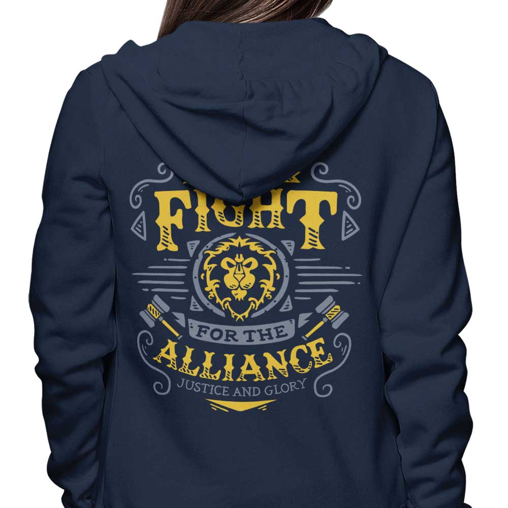 Alliance-themed Combat Hoodie - A Stylish and Comfortable Garment for Fans