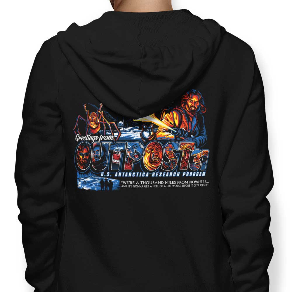 Outpost 31 Greetings - Stylish Zip-Up and Pullover Hoodies
